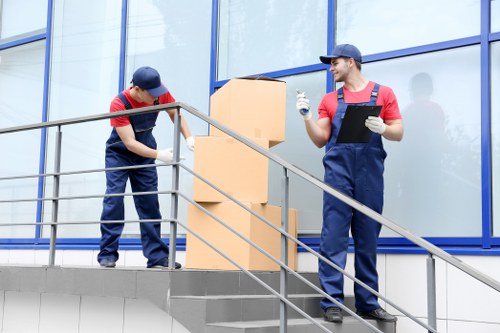 Man and van service loading furniture in Dulwich