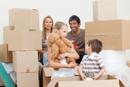 Modern locked storage units showing strong security features